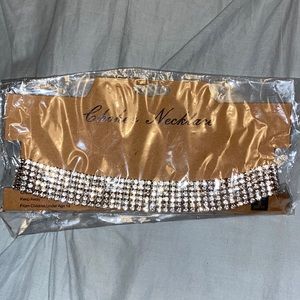 Rhinestone choker
